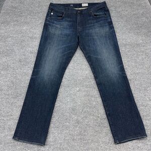 Ag Adriano Goldschmied Slim Straight Dark Indigo Jeans